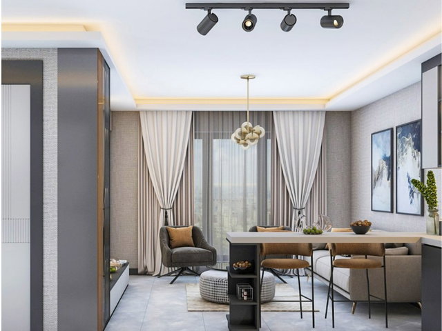 ESENBOĞA MERKEZ’DE GÜNEY-DOĞU CEPHELİ 2+1 | 2 BANYO | BALKON | 4. KAT