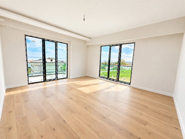 KUMBURGAZ'DA SIFIR PROJEDE DENİZ MANZARALI 2+1 SATILIK DAİRE