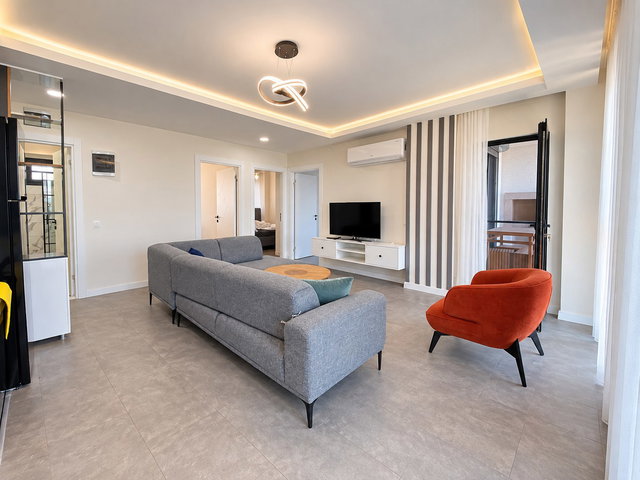 MUHTEŞEM SITE İÇERISINDE DENIZ MANZARALI FULL EŞYALI 3+1 DAIRE