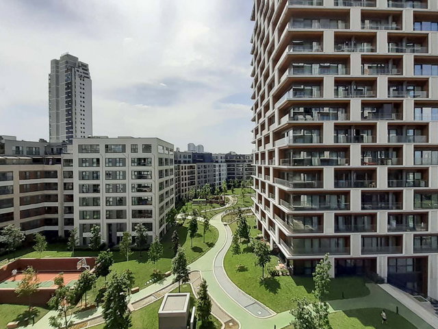 AND PASTEL KISA KATLILARDA 125 M² EŞYALI KIRALIK TERASLI 2+1