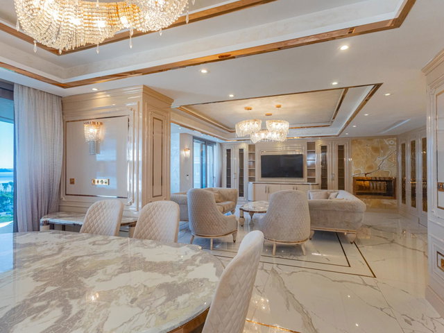 KONYAALTI'NDA DENİZE SIFIR FULL MANZARALI 180 M2 ZEBRANO TASARIM