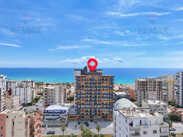 REMAX AVLU'DAN ERDEMLİ'DE EŞYALI/EŞYASIZ SIFIR KİRALIK 1+1 DAİRE