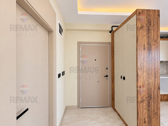 REMAX AVLU'DAN ERDEMLİ'DE EŞYALI/EŞYASIZ SIFIR KİRALIK 1+1 DAİRE
