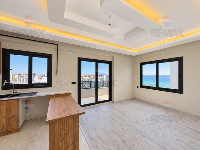 REMAX AVLU'DAN ERDEMLİ'DE EŞYALI/EŞYASIZ SIFIR KİRALIK 1+1 DAİRE