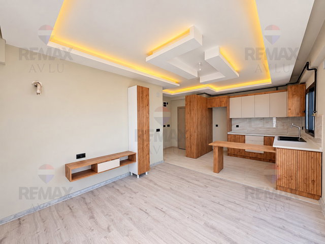 REMAX AVLU'DAN ERDEMLİ'DE EŞYALI/EŞYASIZ SIFIR KİRALIK 1+1 DAİRE