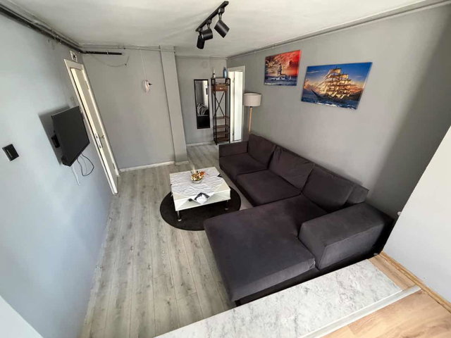 KIZILAY MERKEZ 1+1 EŞYALI TERASLI KİRALIK