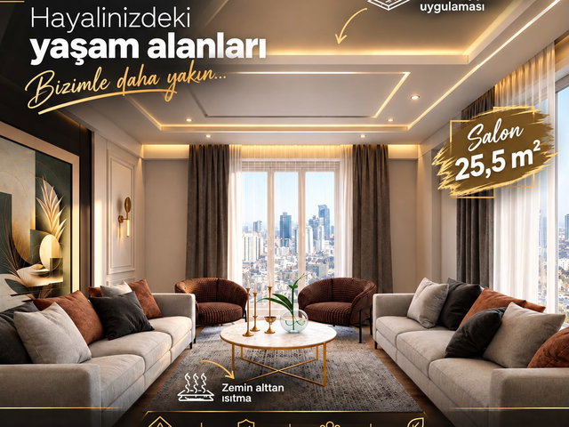 REMAX DEM'DEN DEMİRKENT’TE İNŞA HALİNDE 4+1 EN ÜST KAT | 174M² BRÜT | YERDEN ISITMA | 3 CEPHE