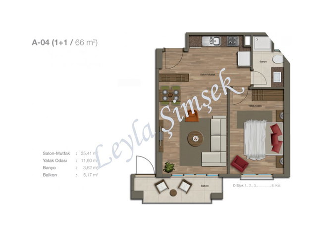 SUR YAPI METROGARDEN UZMANI LEYLA ŞİMŞEK 1+1 66M² EN BÜYÜK DAİRE DEPOLU SURYAPI