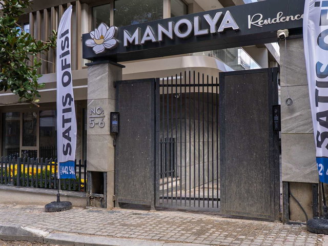 MANOLYA REZİDANS A BLOK BÜYÜK TİP KÖŞE MOBİLYALI 1+1