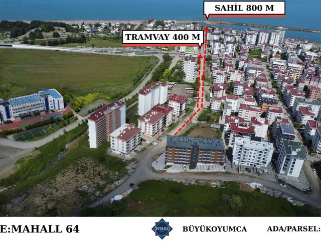 TRAMVAYA 300 METRE MESAFEDE KREDİYE BE FINANS KURUMLARINA UYGUN 60 M2 1+1 SATILIK DAİRE