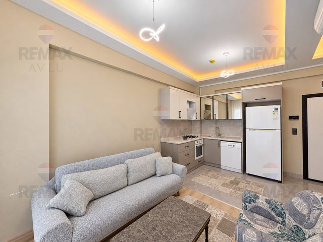 REMAX AVLU'DAN LAVİNYA ANATOLİA’DA FULL EŞYALI, SOSYAL DONATILI 1+1 DAİRE