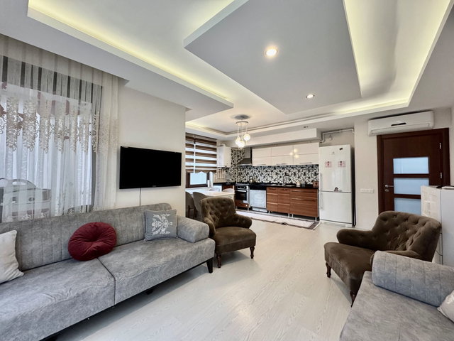 ALTINKUM'DA DENİZE 300 METRE FULL EŞYALI 2+1 KİRALIK [EN/RU/ف]