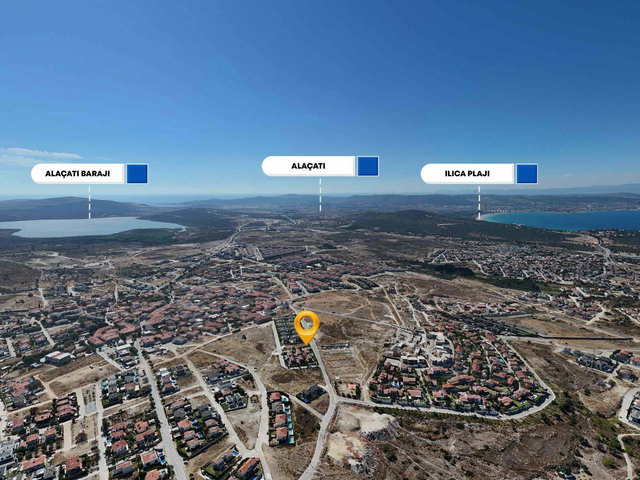 ÇEŞME REİSDERE’DE 406 M² ARSADA ÖZEL HAVUZLU 4+1 VİLLA