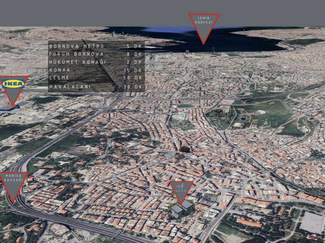 BORNOVA ERZENE MAH. SİTE İÇERİSİNDE SATILIK 1+1 DAİRE