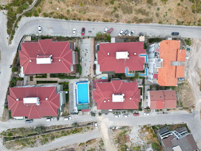GAZİPAŞA MAH. OK VADİ'DE SATILIK HAVUZLU,BAHÇELİ  1+1 DAİRE..