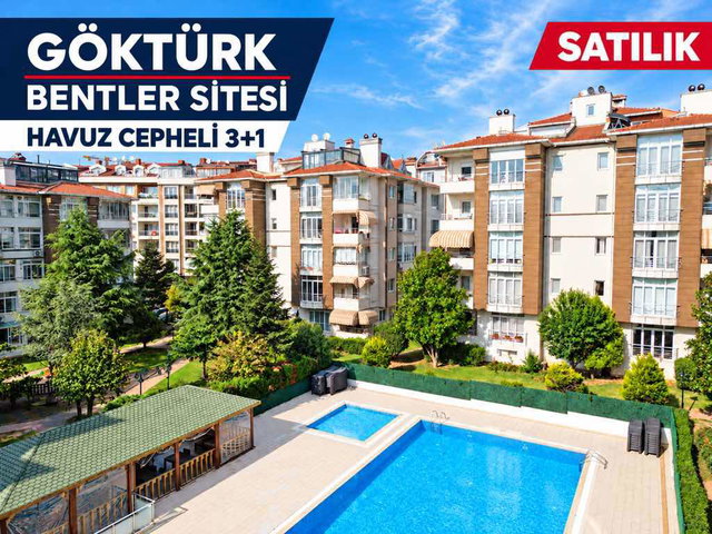 HÜSEYİN KURAN’DAN GÖKTÜRK BENTLER SİTESİ’NDE HAVUZ CEPHELİ, 220 M² LÜKS 3+1 SATILIK