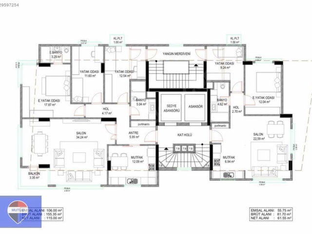 CADDENİN ALT PARALELİNDE | 3+1 | 115 M? NET | ÖDEME KOLAYLIĞI