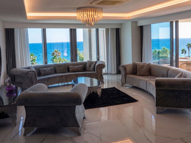 KONYAALTINDA DENİZE SIFIR 4+1 FULL MANZARA SUN IS BLUE RESIDENCE