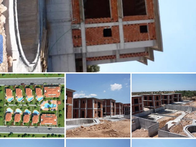 İNŞA HALİNDE ( NATAMAM ) | SATILIK HAVZLU VİLLA + NATAMAM (1+1) GİRİŞ DAİRE + NATAMAM (3+1) DUBLEKS