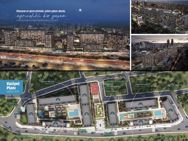 DÜNYAŞEHİR MALTEPE'DE METRO YANINDA GENİŞ 1+1