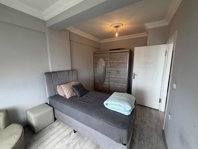 ATAKUM’DA EŞYALI 1+1 KİRALIK DAİRE | BALKONLU | DENİZ MANZARALI | 4. KAT