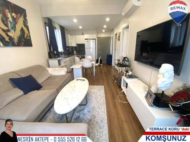 ALEMDAĞ TERRACE KORU UZMANI NESRİN AKTEPE'DEN 1+1 FULL EŞYALI