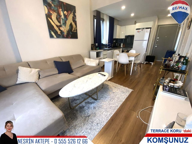 ALEMDAĞ TERRACE KORU UZMANI NESRİN AKTEPE'DEN 1+1 FULL EŞYALI