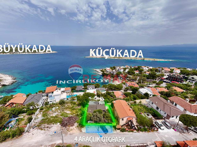 İNCIRLIKOY'DA PANORAMIK DENIZ MANZARALI TAM MÜSTAKIL VILLA