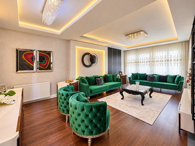 FUAT MOREL’DE MODERN MİMARİLİ, EBEVEYN BANYOLU, MÜSTAKİL TRİPLEKS  VİLLA