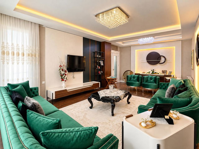 FUAT MOREL’DE MODERN MİMARİLİ, EBEVEYN BANYOLU, MÜSTAKİL TRİPLEKS  VİLLA