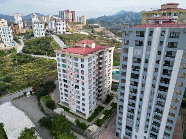 FLAMINGO SITESINDE DENIZ MANZARALI EŞYALI KIRALIK 2+1 DAIRE