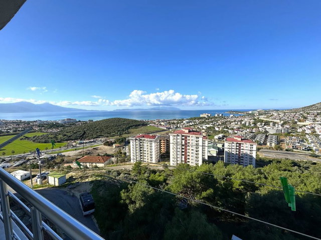 FLAMINGO SITESINDE DENIZ MANZARALI EŞYALI KIRALIK 2+1 DAIRE