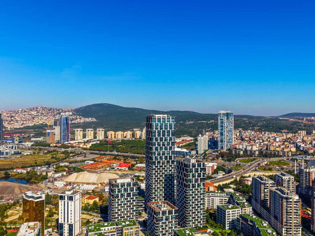AND PASTELDE 3+1 BÜYÜKLÜĞÜNDE DENIZ MANZARALI EN BÜYÜK TIP 2+1