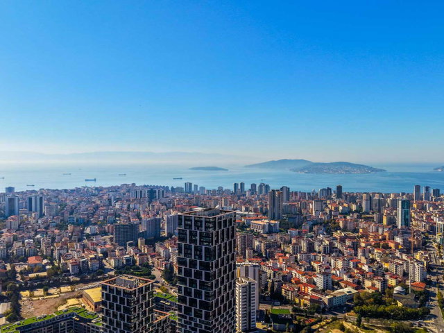 AND PASTELDE 3+1 BÜYÜKLÜĞÜNDE DENIZ MANZARALI EN BÜYÜK TIP 2+1