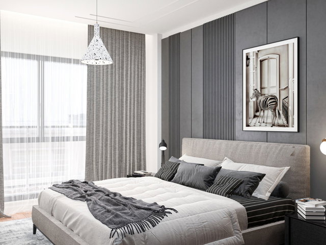 REMAX LAVANDA'DAN UYSAL SUITE' DE FUL EŞYALI 1+1DAİRE
