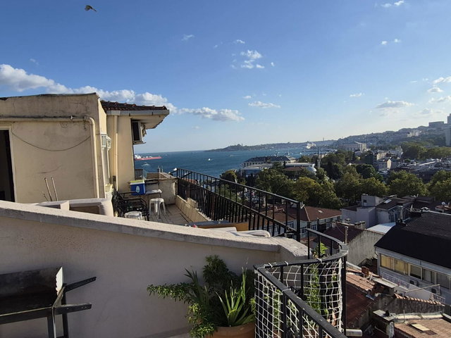BEŞİKTAŞ SERENCEBEYDE DENİZ VE ŞEHİR MANZARALI TERAS|3+1 SATILIK