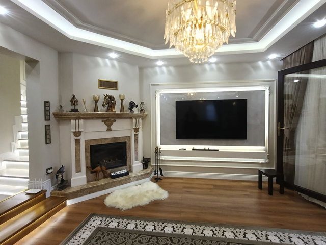 BÜYÜKÇEKMECE MİMARSİNANDA ULTRA LÜKS EŞYALI 4+1 TRİPLEKS VİLLA