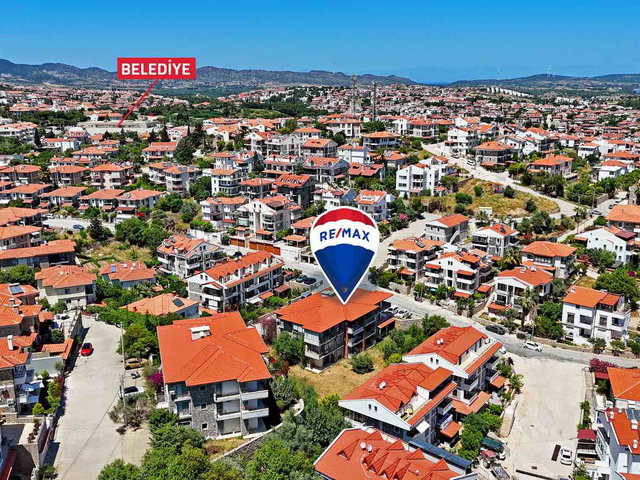 DATÇA MERKEZDE KİRALIK 2+1 FULL EŞYALI DENİZ MANZARALI DAİRE