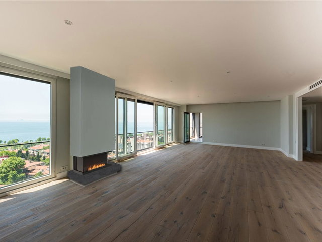 SAHIL PARSELI 3+1 -230M² - KESINTISIZ DENIZ MANZARASI-AKILLI EV