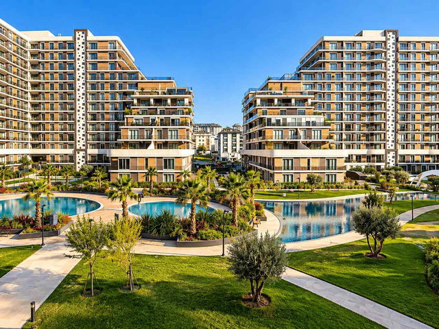 BEYLIKDÜZÜ DEMIR COUNTRY'DE TERASLI GENIŞ KIRALIK 2 + 1 DAIRE