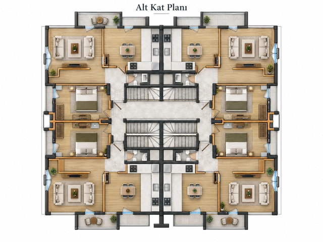 İZMİT YEŞİLOVA'DA SATILIK 155 M² 3+1 EĞİMSİZ ÇATI DUBLEKSİ