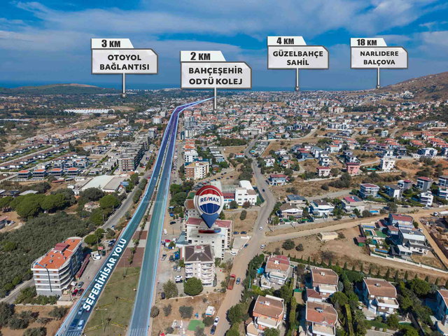 GÜZELBAHÇE YELKI'DE SATILIK BAHÇELI OTOPARKLI 3+1 DAIRE