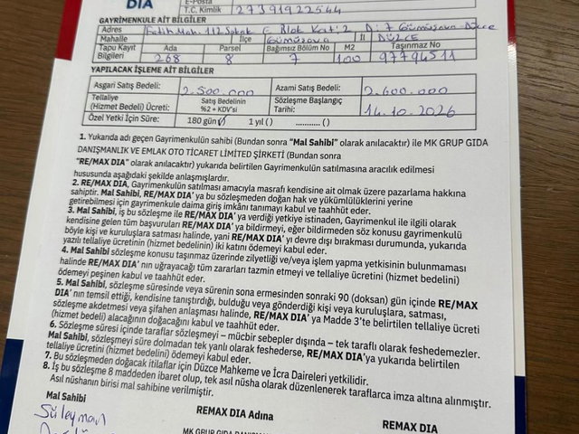 REMAX DIA'DAN DÜZCE GÜMÜŞOVA 2+1 SATILIK DAİRE