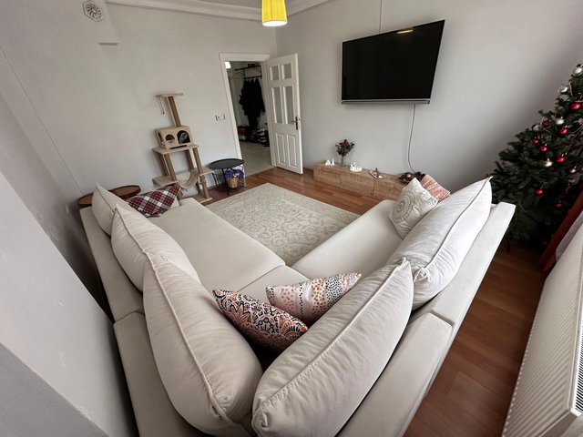 MEHTERÇEŞME’DE GÜNEY CEPHELİ 3+2 | 160 M² NET | SON KAT (3/3) | 2 BANYO 3 WC