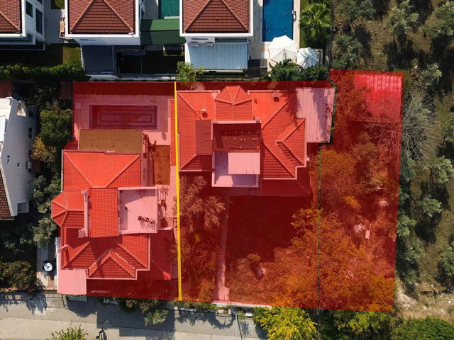 UNCUBOZKÖY VİLLALAR BÖLGESİ ÇİFT VİLLA ARSASI İLE SATILIKTIR