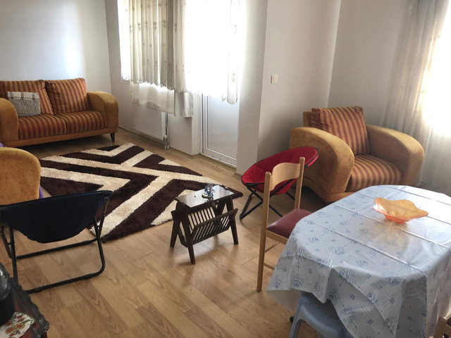 YAPRACIK TOKİ 13. ETAP'TA EŞYALI, 105M², 3+1 ZEMIN KAT KIRALIK