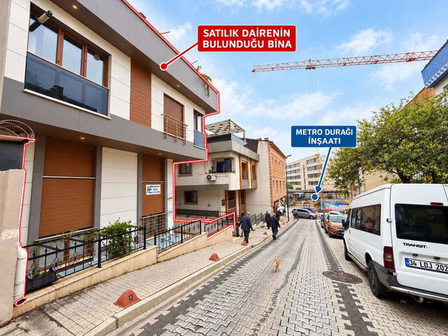 ÜSKÜDAR FERAH METRO DURAĞININ YANIBAŞINDA 165M² DUBLEKS