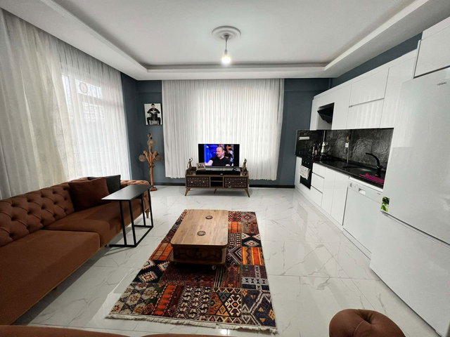 TÜYSÜZLERDE ABONELİK AÇIK KİRALIK LÜKS EŞYALI 1+1 DUBLEKS DAİRE