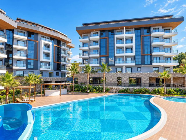 ALANYA KESTELDE 2+1 EŞYALI SATILIK DAİRE- SEAPEARL SKY