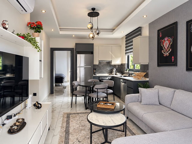 ALANYA KESTELDE 2+1 EŞYALI SATILIK DAİRE- SEAPEARL SKY